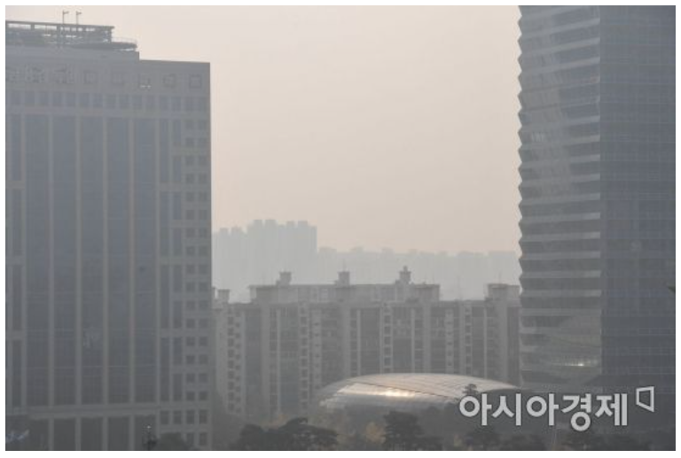 11월의 불청객 ‘미세먼지’ 주의